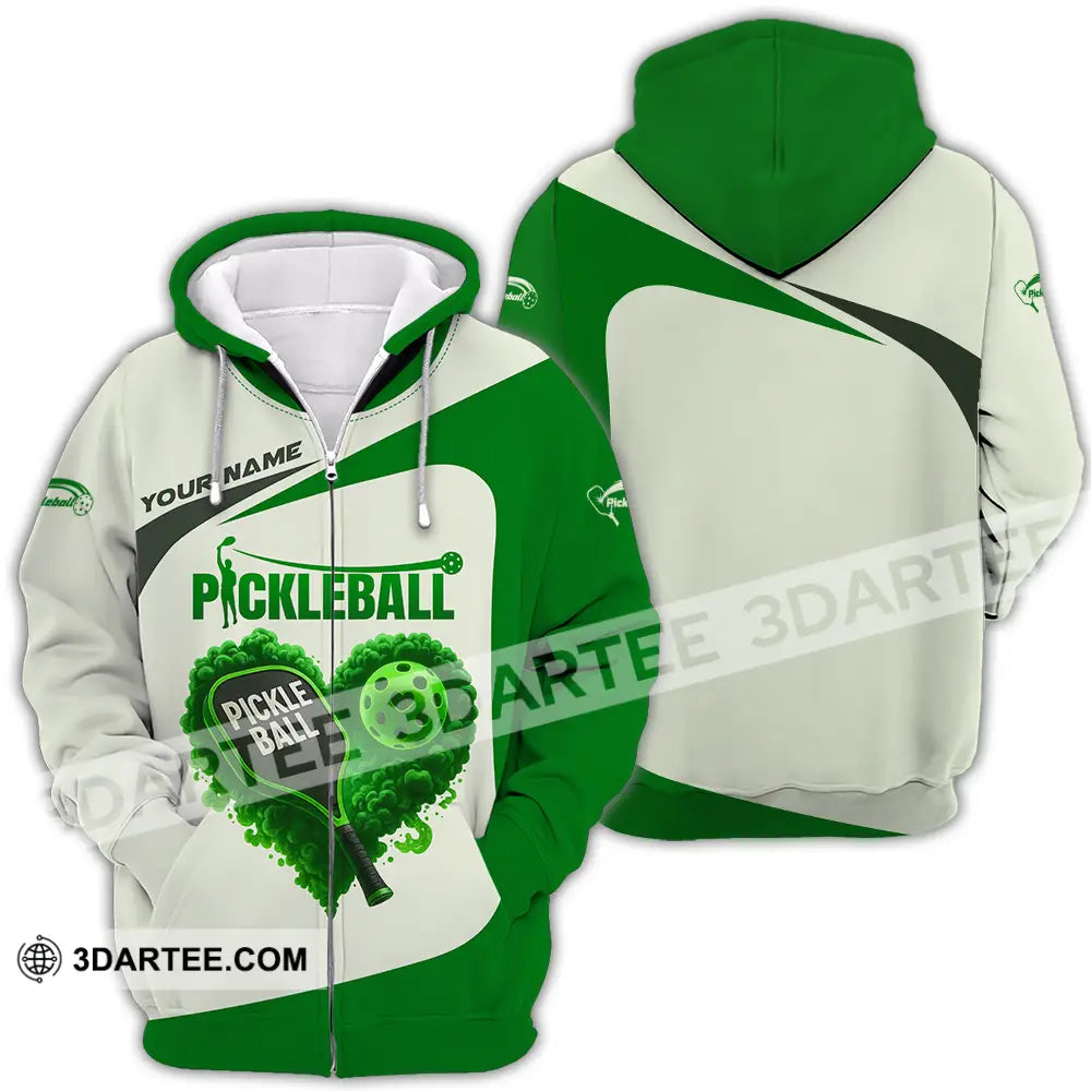 Unisex Shirt - Custom Pickleball Sport Shirt Zipper Hoodie / S T-shirt