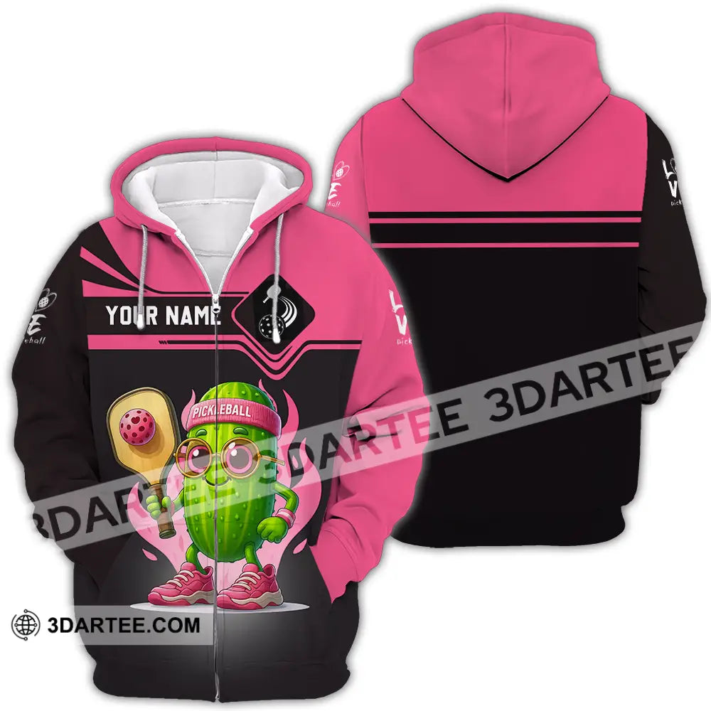 Unisex Shirt - Custom Pickleball Sport Shirt Zipper Hoodie / S T-shirt