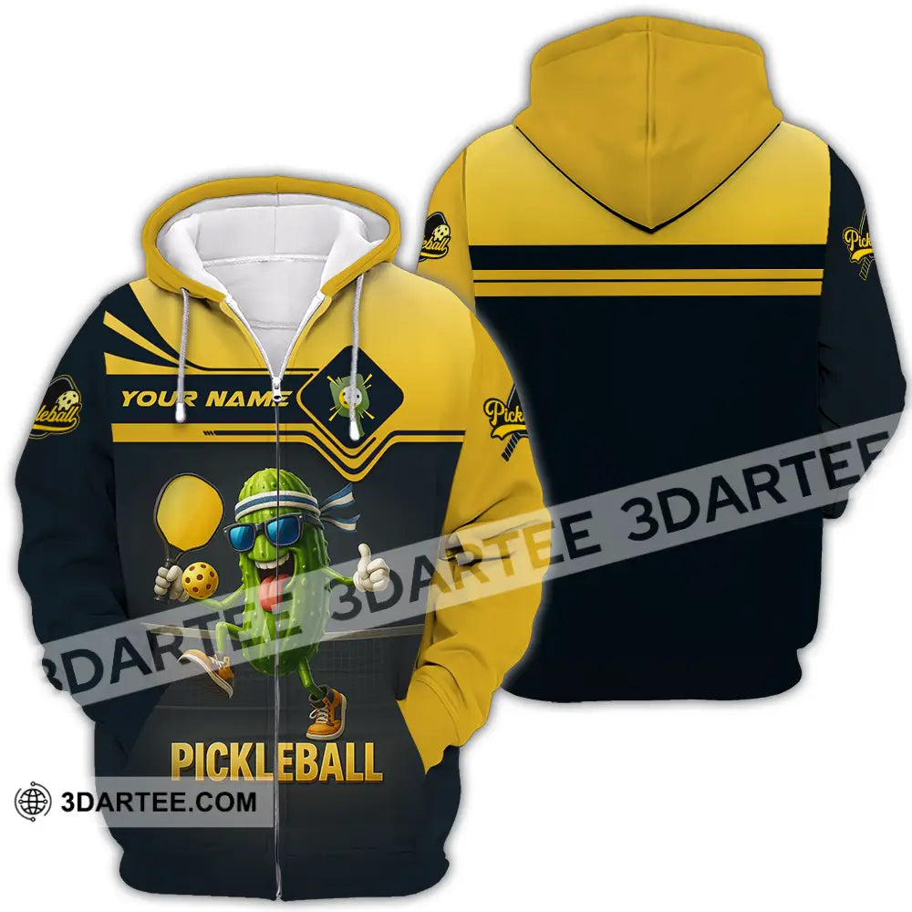 Unisex Shirt - Custom Pickleball Shirt Zipper Hoodie / S T-shirt