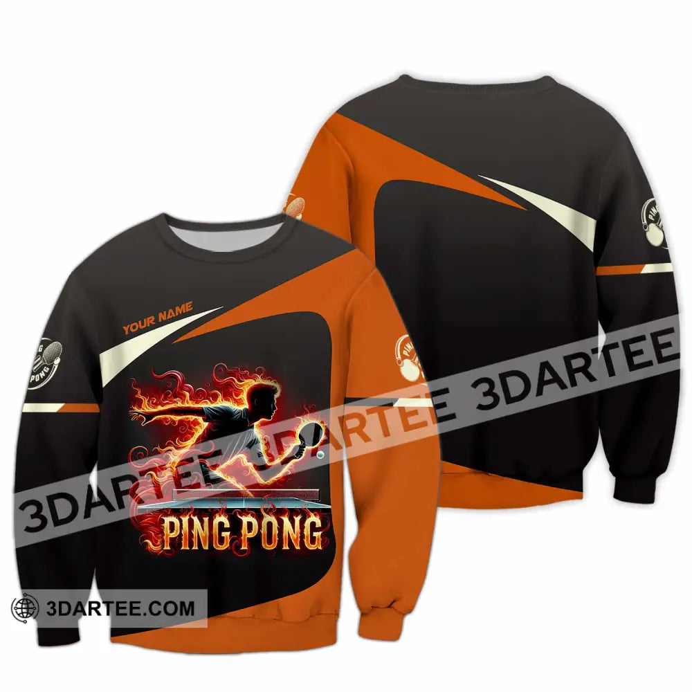 Unisex Shirt - Custom Ping Pong Shirt Long Sleeve / S T-shirt