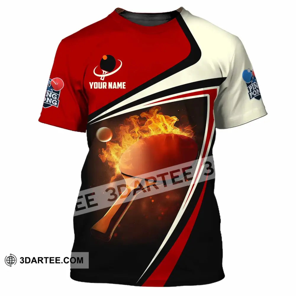 Unisex Shirt - Custom Ping Pong Lover Shirt T-Shirt / S T-shirt