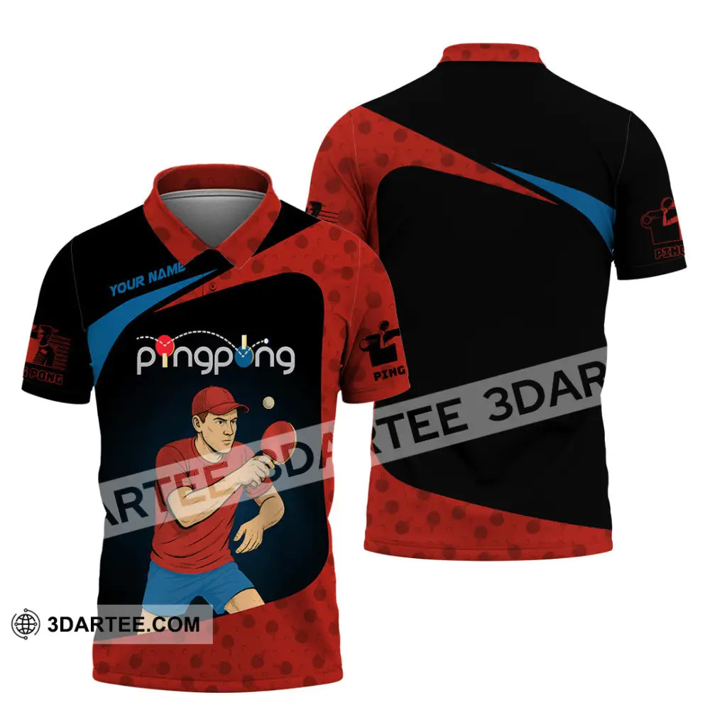 Unisex Shirt - Custom Ping Pong Shirt Polo Shirt / S T-shirt