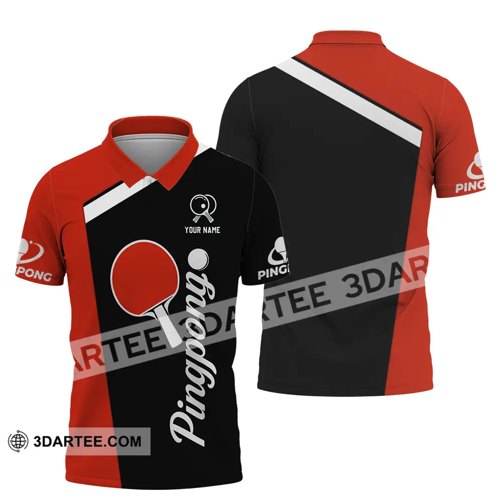 Unisex Shirt - Custom Ping Pong Shirt Polo Shirt / S T-shirt
