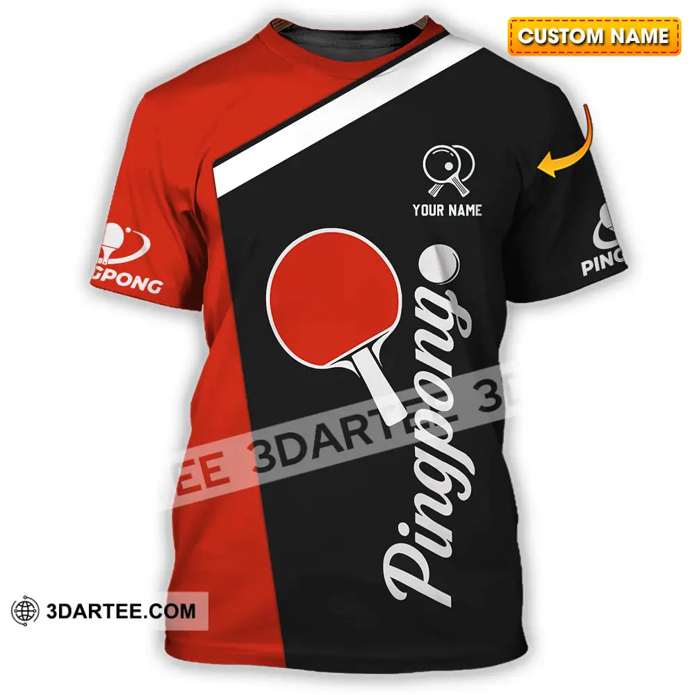 Unisex Shirt - Custom Ping Pong Shirt T-shirt