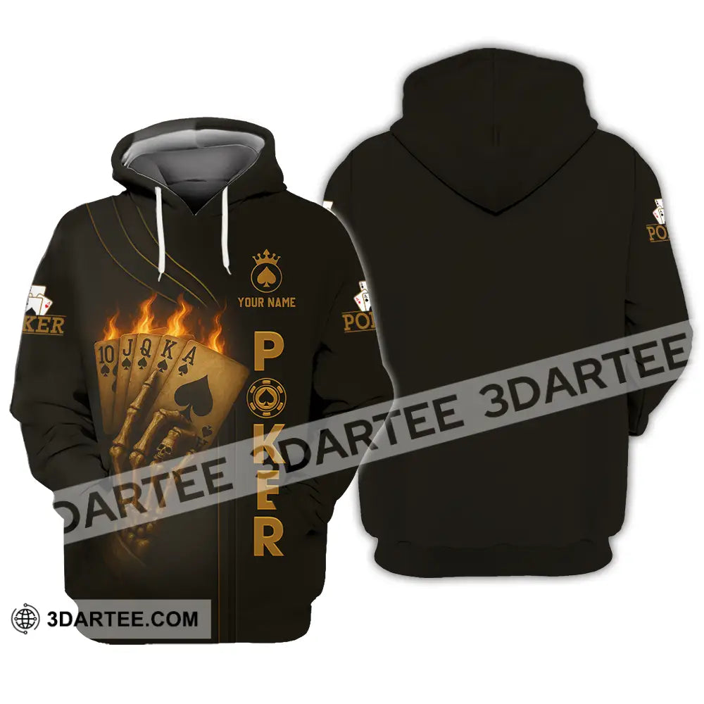 Unisex Shirt - Custom Poker Shirt Hoodie / S T-shirt