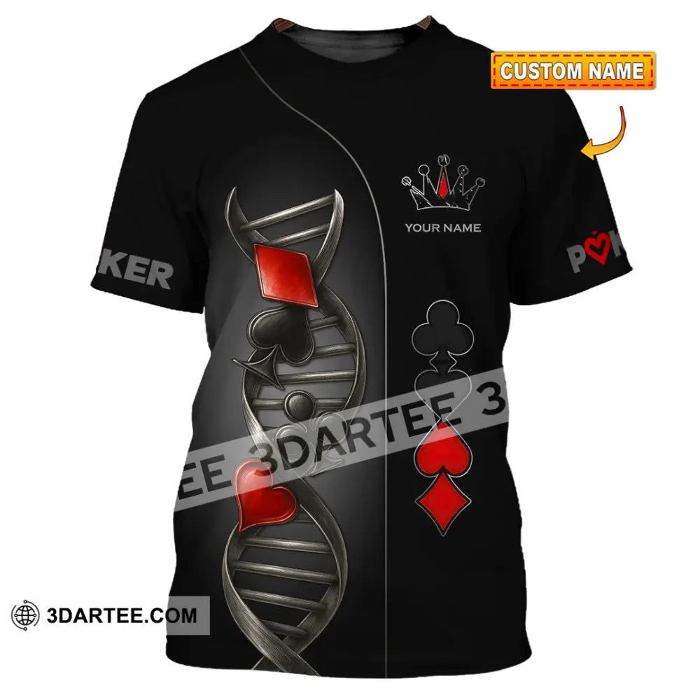 Unisex Shirt - Custom Poker Lover Classic Shirt In My DNA T-shirt