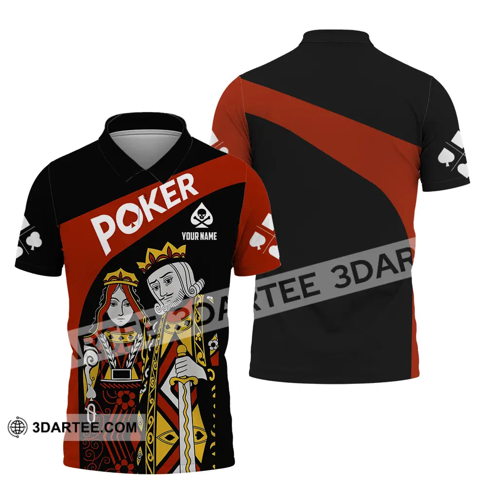 Unisex Shirt - Custom Poker Lover Shirt Polo Shirt / S T-shirt