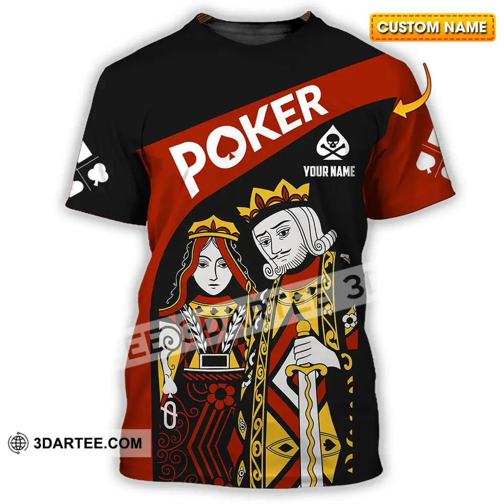 Unisex Shirt - Custom Poker Lover Shirt T-shirt