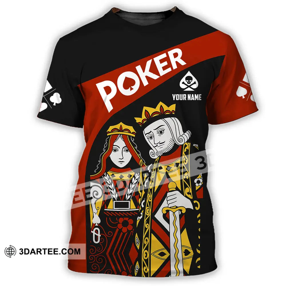 Unisex Shirt - Custom Poker Lover Shirt T-Shirt / S T-shirt