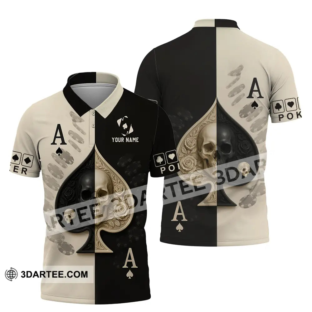Unisex Shirt - Custom Poker Shirt Polo Shirt / S T-shirt