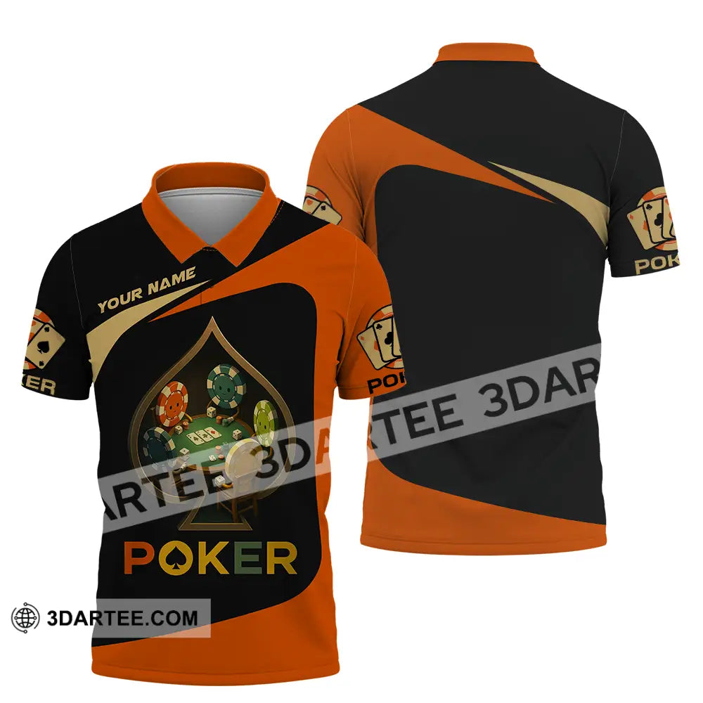 Unisex Shirt - Custom Poker Shirt Polo Shirt / S T-shirt