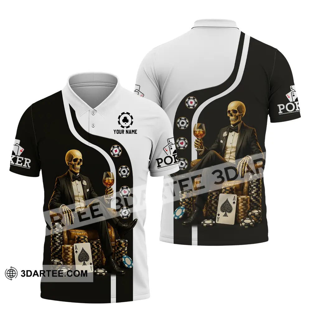 Unisex Shirt - Custom Poker Shirt Polo Shirt / S T-shirt