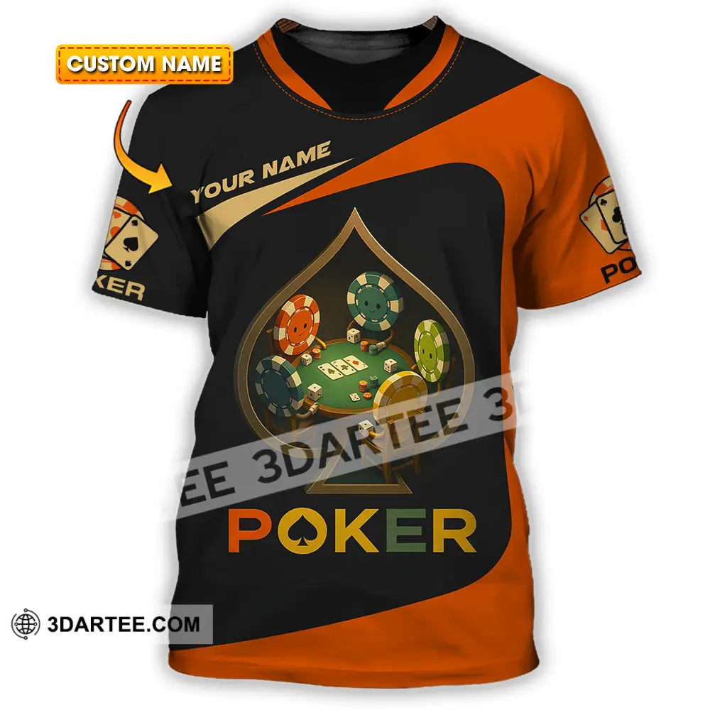 Unisex Shirt - Custom Poker Shirt T-shirt