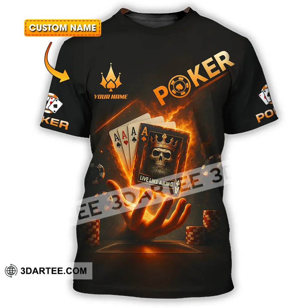 Unisex Shirt - Custom Poker Shirt T-shirt
