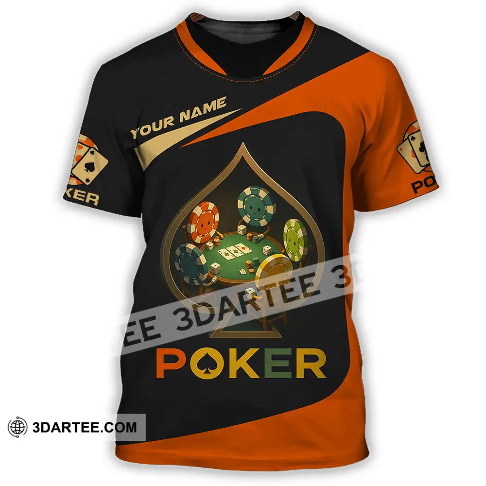 Unisex Shirt - Custom Poker Shirt T-Shirt / S T-shirt