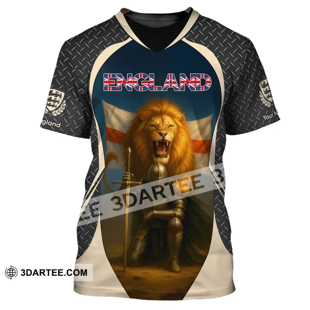 Unisex Shirt - Custom Proud England Shirt T-Shirt / S T-shirt