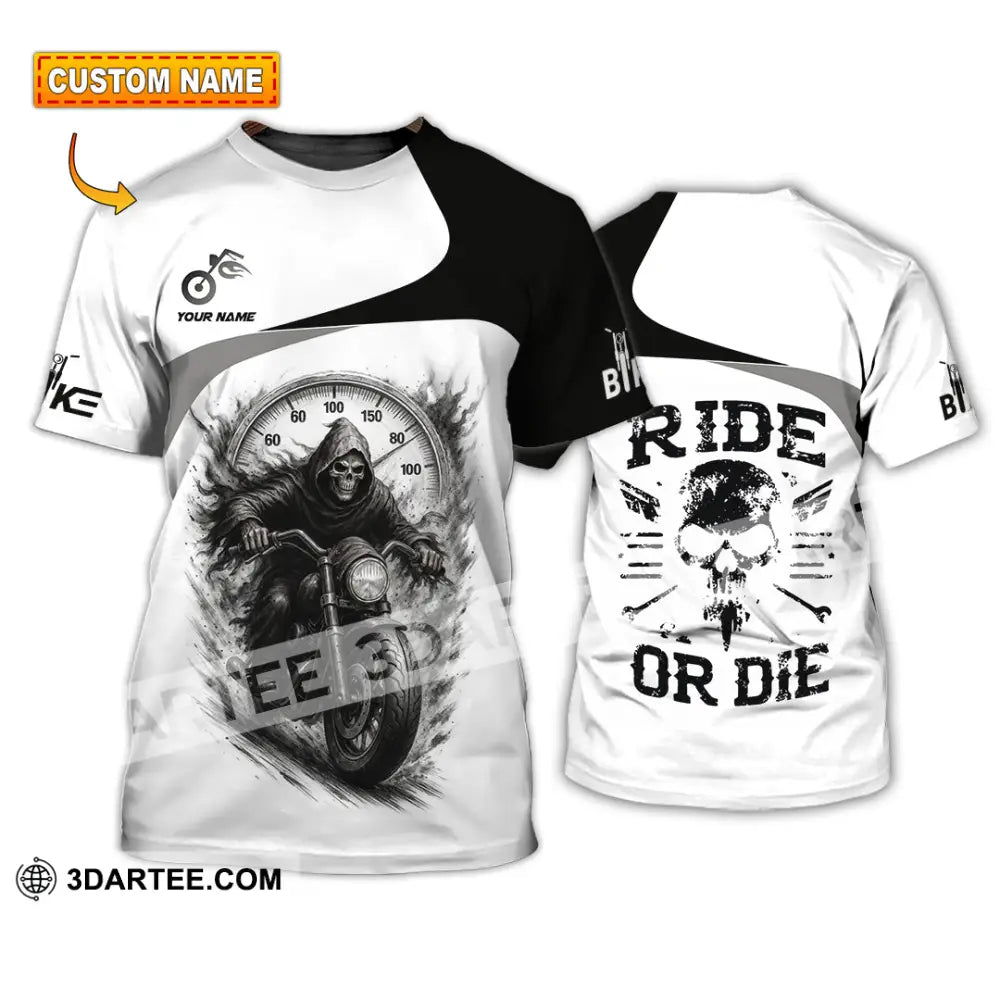 Unisex Shirt - Custom Ride Or Die Rider Shirt T-shirt