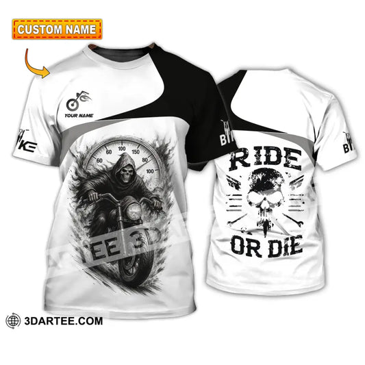 Unisex Shirt - Custom Ride Or Die Rider Shirt T-shirt