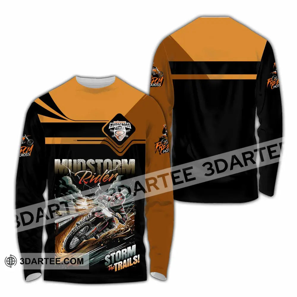 Unisex Shirt - Custom Rider Storm The Trails Sport Shirt T-shirt
