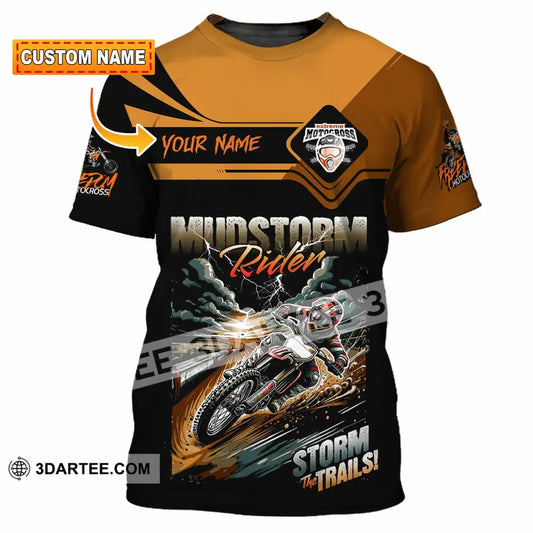 Unisex Shirt - Custom Rider Storm The Trails Sport Shirt T-shirt