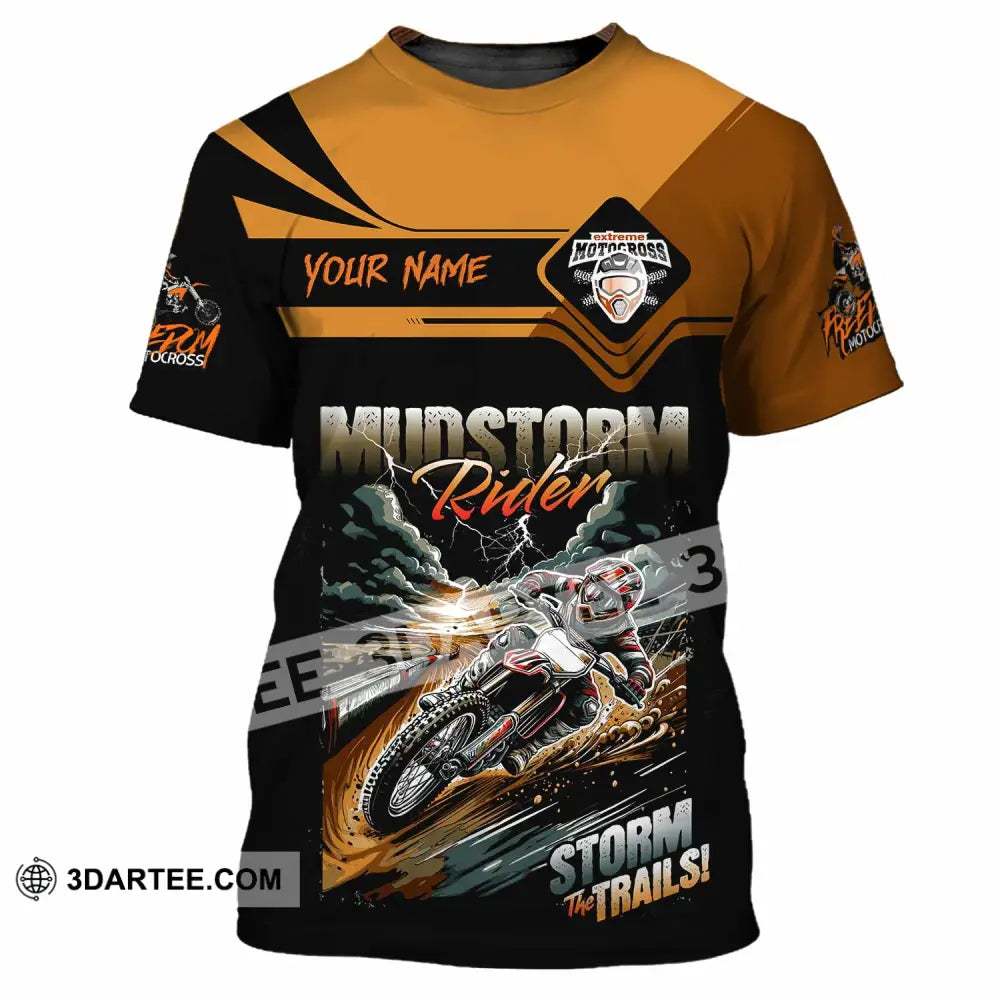 Unisex Shirt - Custom Rider Storm The Trails Sport Shirt T-Shirt / S T-shirt