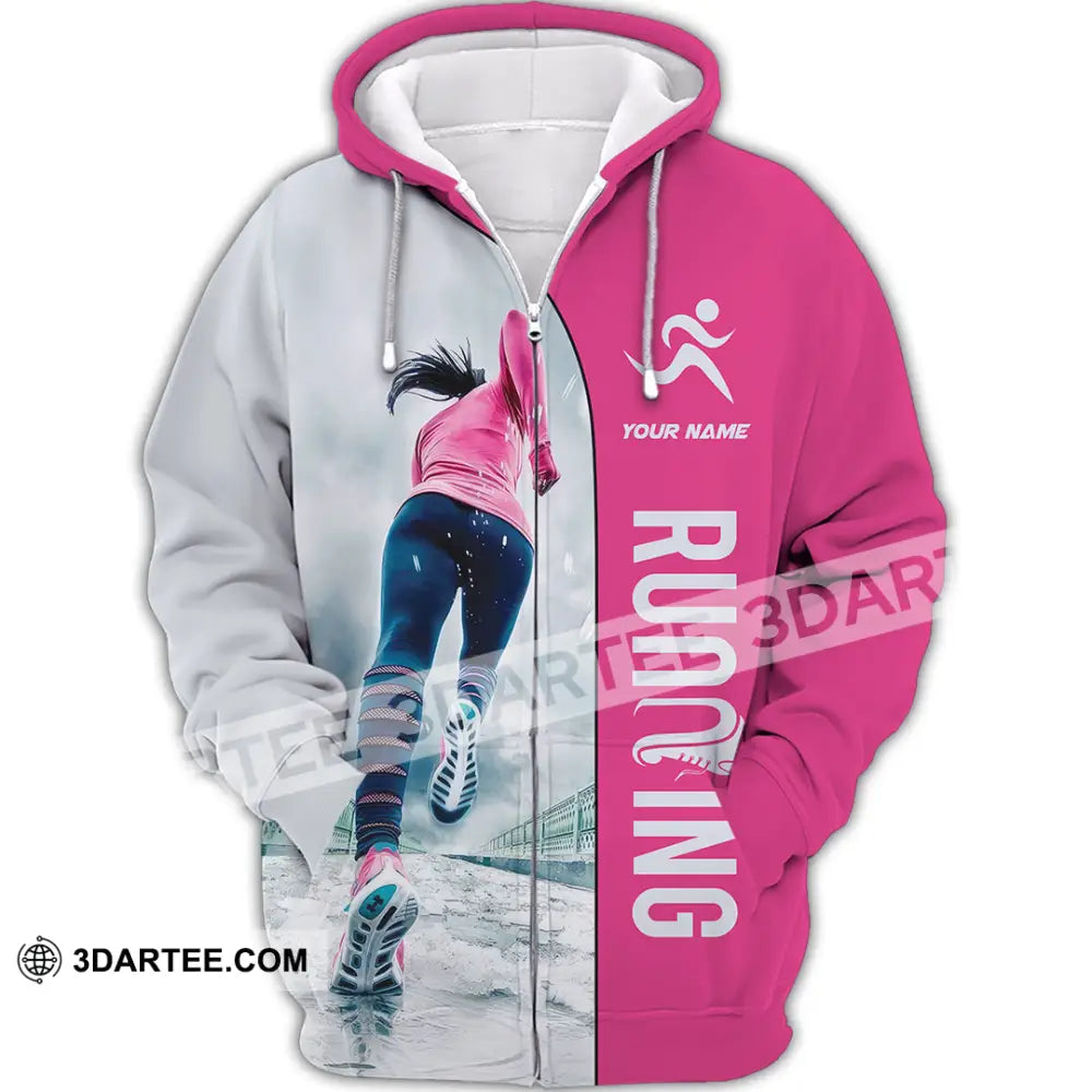 Unisex Shirt - Custom Run For Fun Running Lover Sport Shirt Zipper Hoodie / S T-shirt