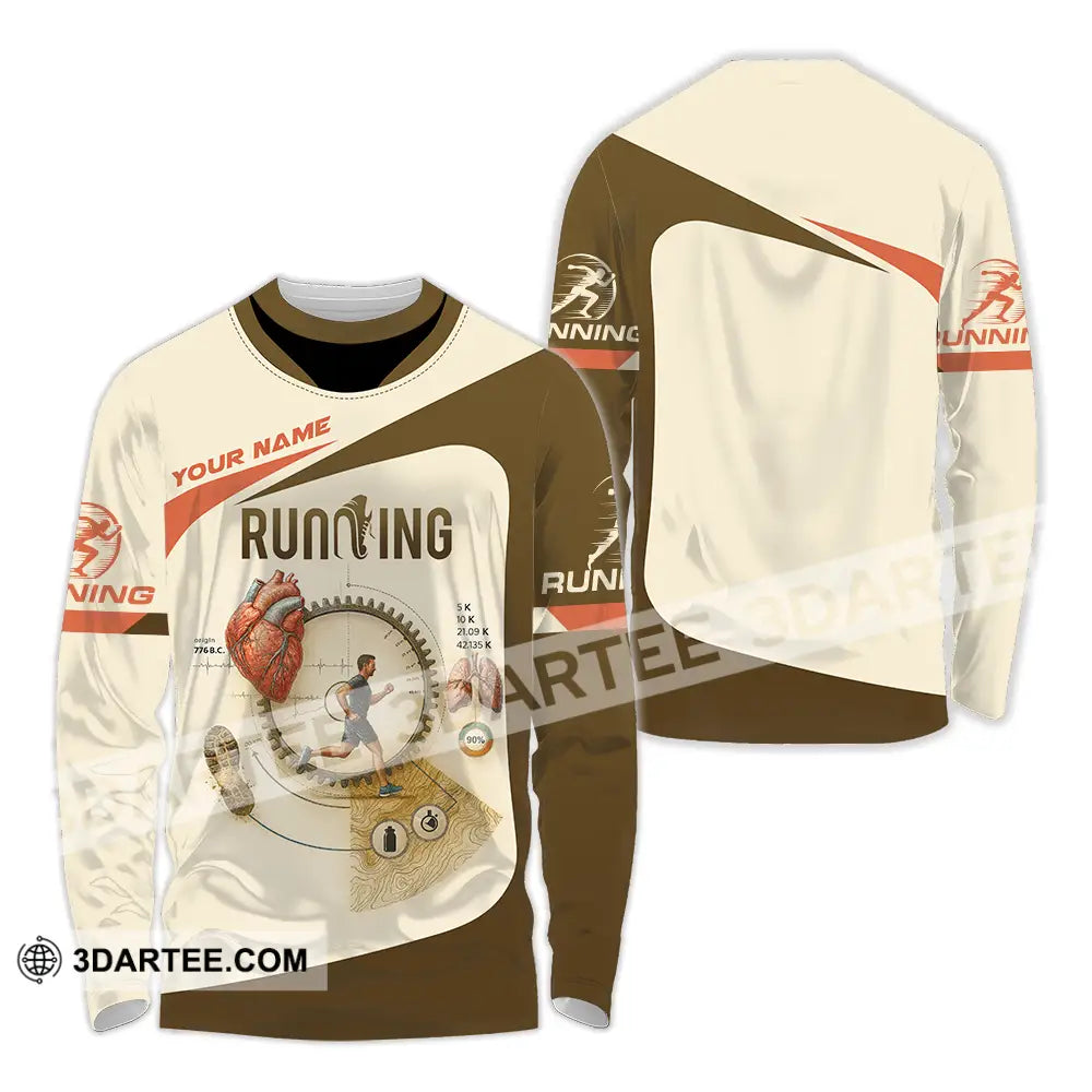 Unisex Shirt - Custom Run For Health Running Lover Shirt Long Sleeve Shirt / S T-shirt