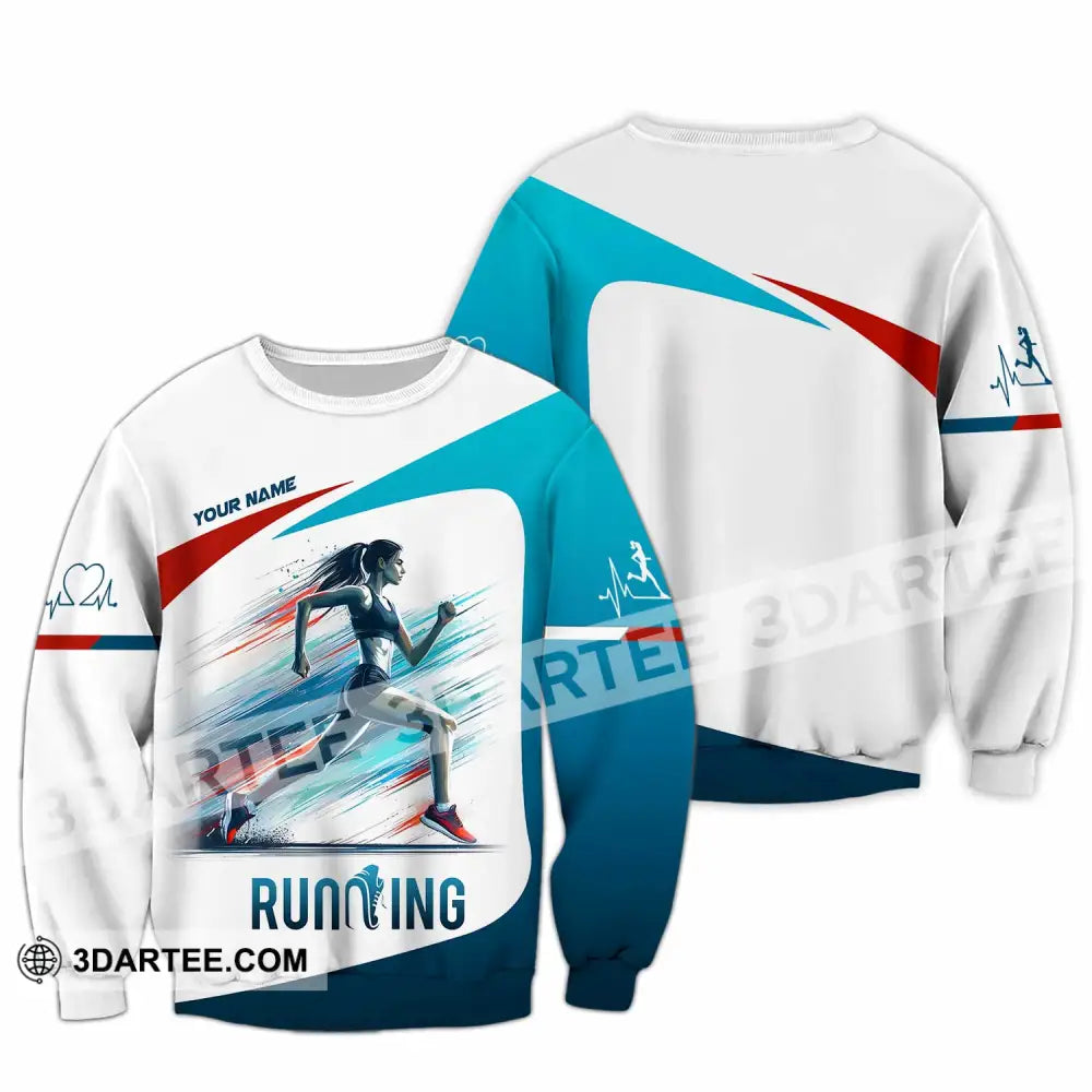 Unisex Shirt - Custom Running Shirt Long Sleeve / S T-shirt