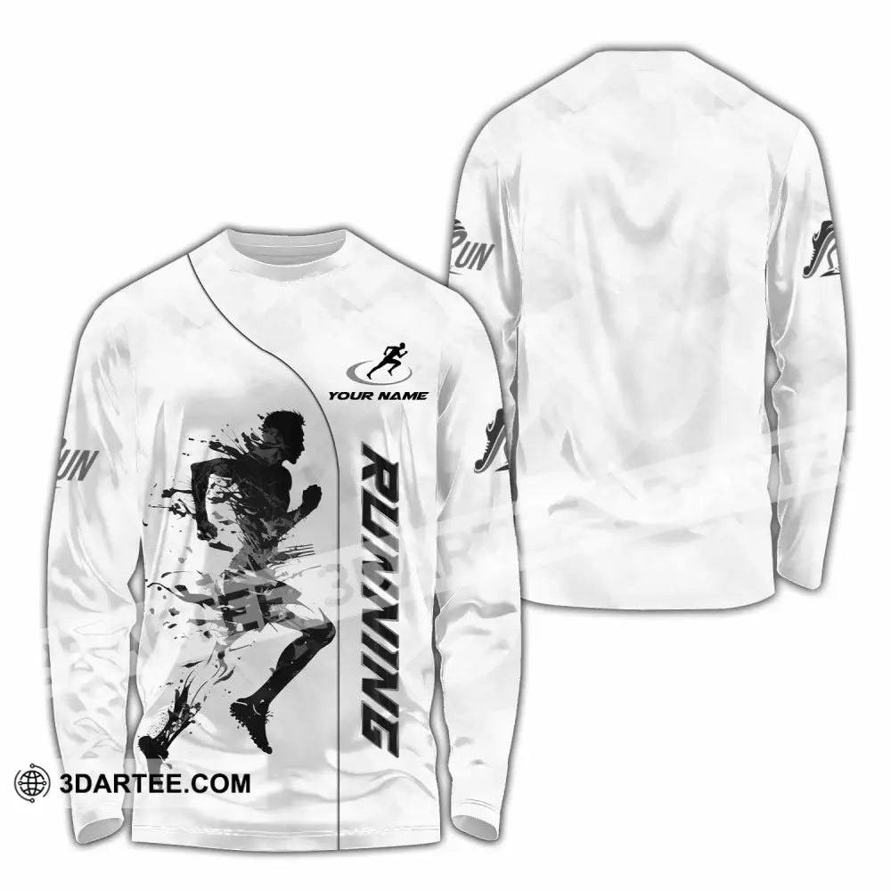 Unisex Shirt Custom Running Lover Shirt Long Sleeve Shirt / S T shirt