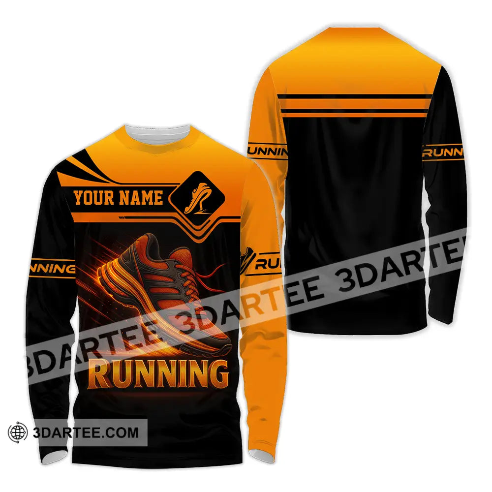 Unisex Shirt - Custom Running Lover Shirt Long Sleeve Shirt / S T-shirt