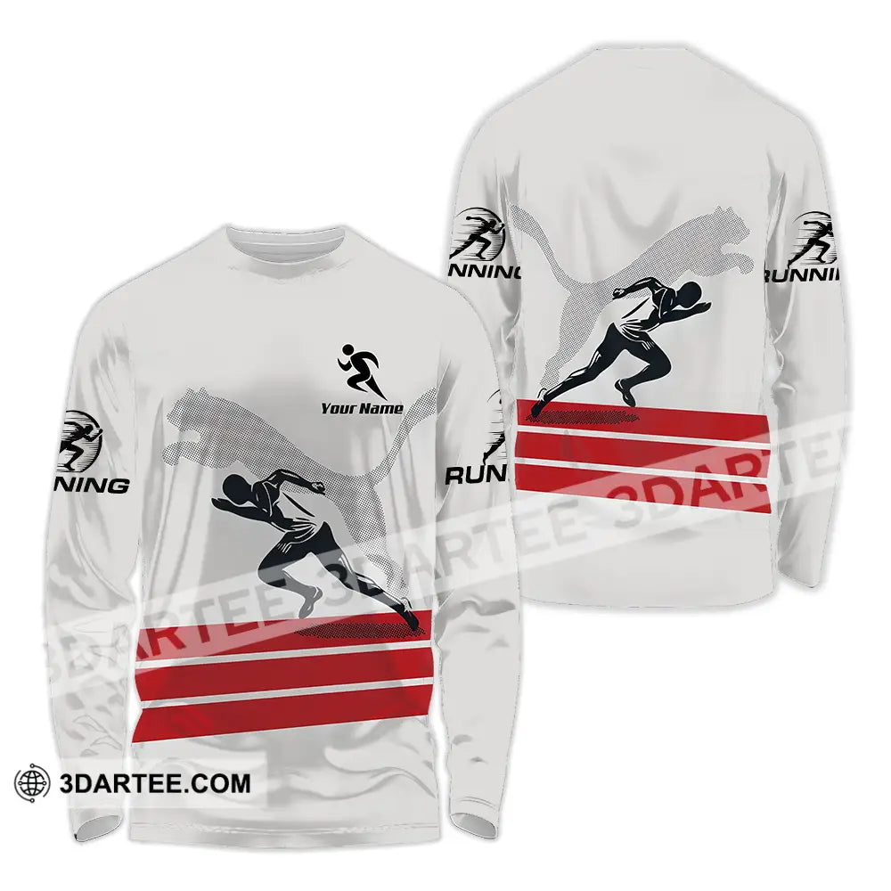Unisex Shirt - Custom Running Lover Sport Shirt Long Sleeve Shirt / S T-shirt