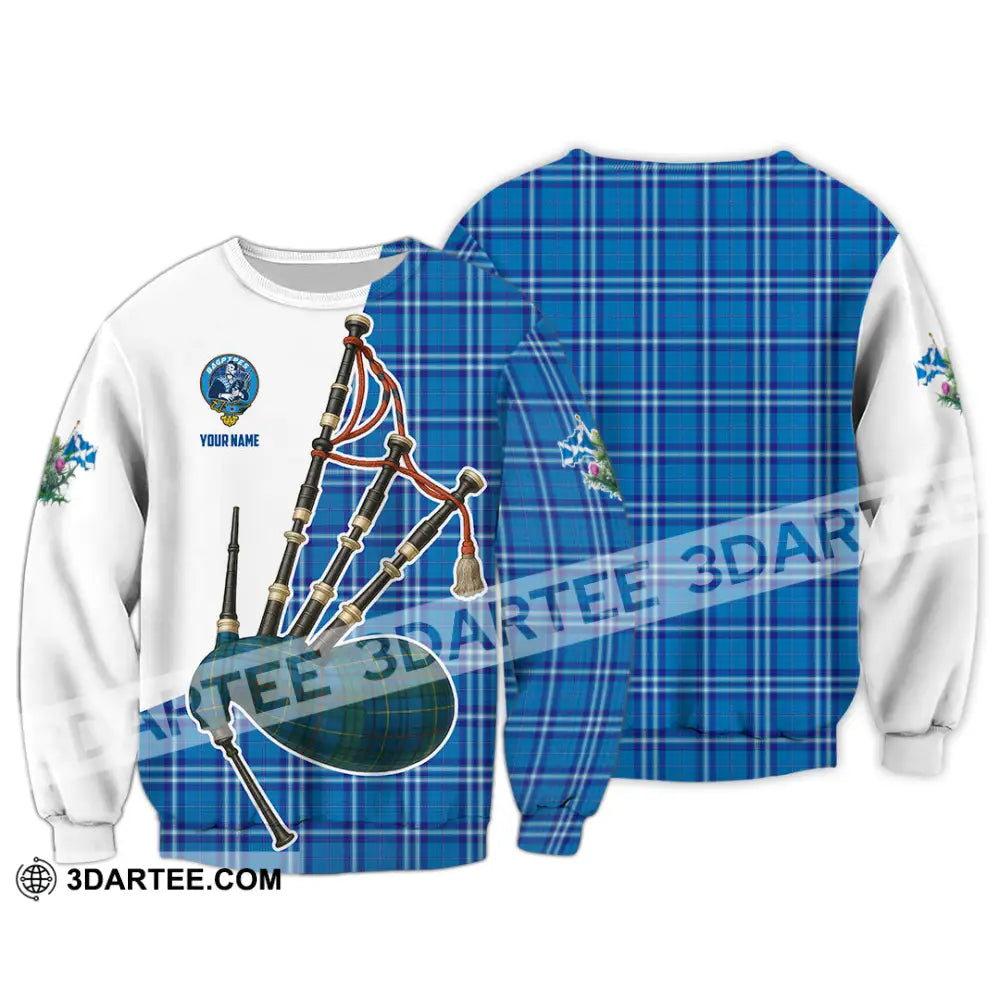 Unisex Shirt - Custom Scotland Bagpipe Shirt Long Sleeve / S T-shirt