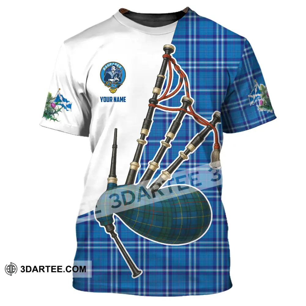 Unisex Shirt - Custom Scotland Bagpipe Shirt T-Shirt / S T-shirt