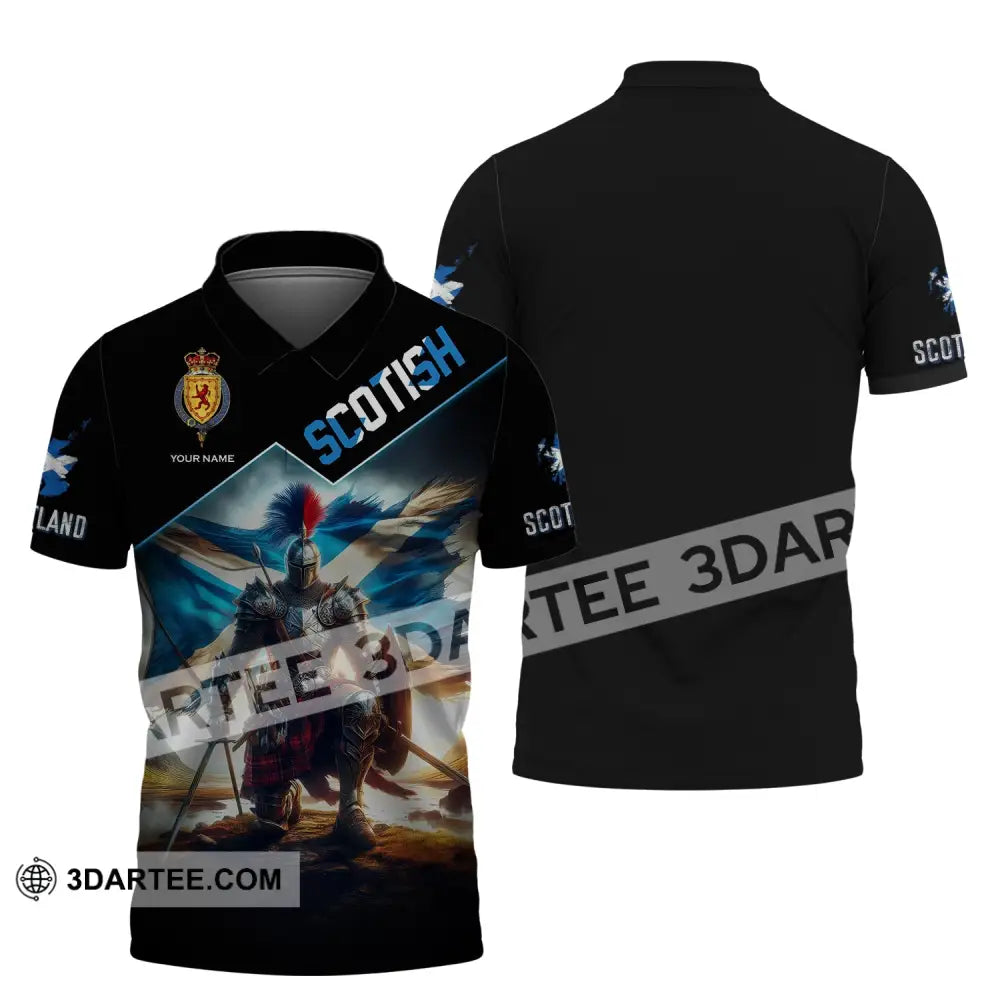 Unisex Shirt Custom Scotland For Scottish T-Shirt Lover Polo / S