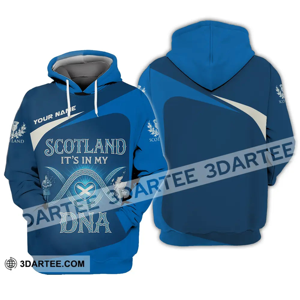 Unisex Shirt Custom Scotland It’s In My DNA Shirt Hoodie / S T shirt