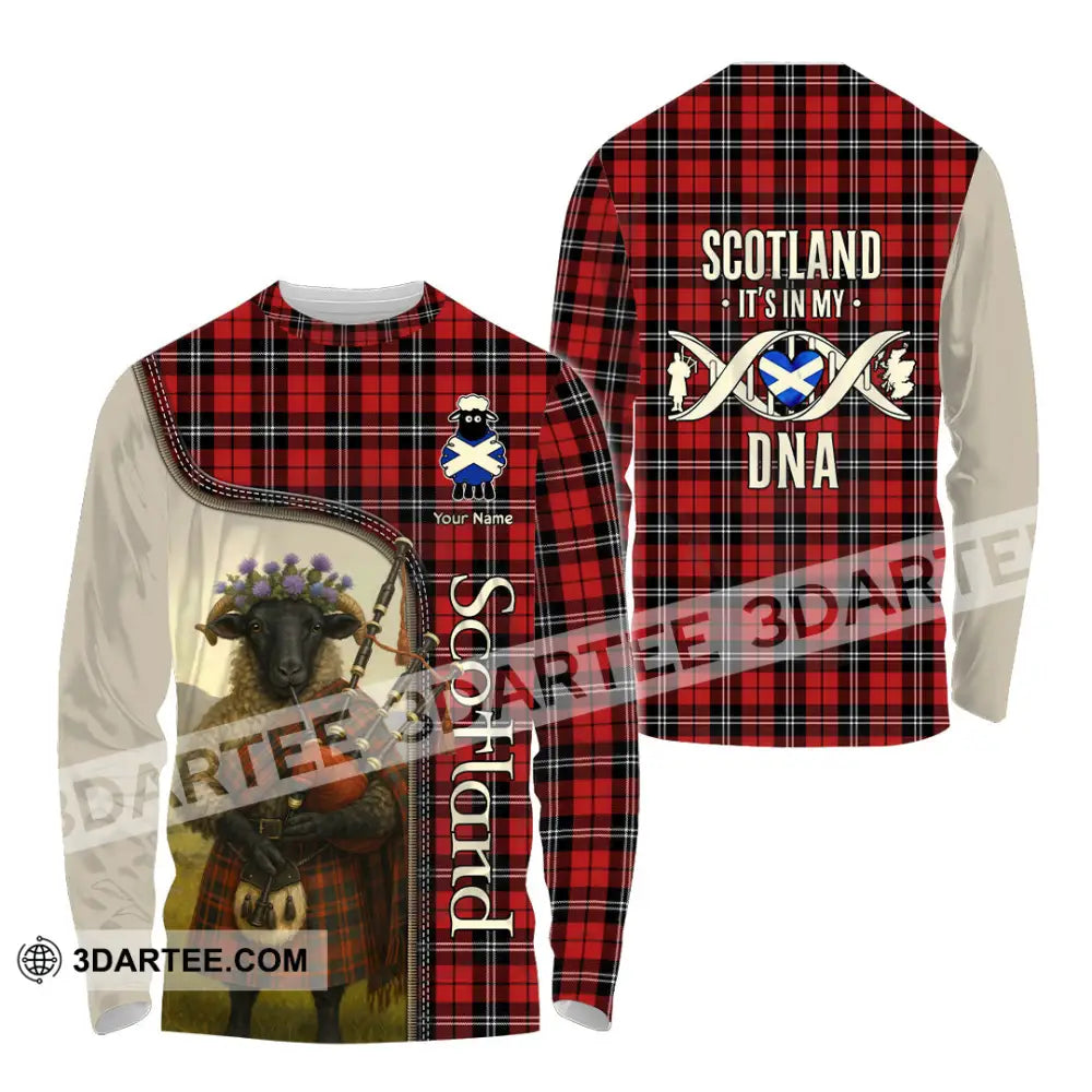 Unisex Shirt - Custom Scotland Shirt Long Sleeve Shirt / S T-shirt