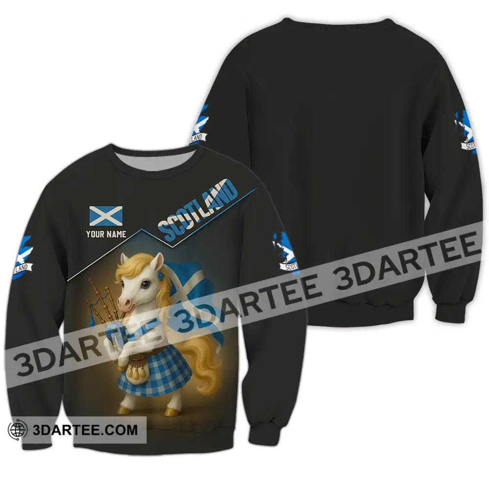 Unisex Shirt - Custom Scotland Shirt Long Sleeve / S T-shirt