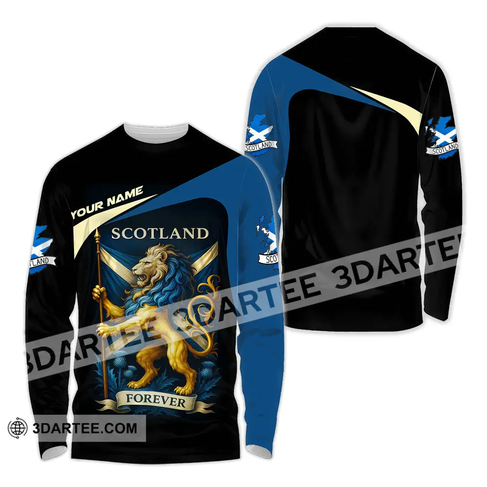 Unisex Shirt - Custom Scotland Shirt Long Sleeve Shirt / S T-shirt