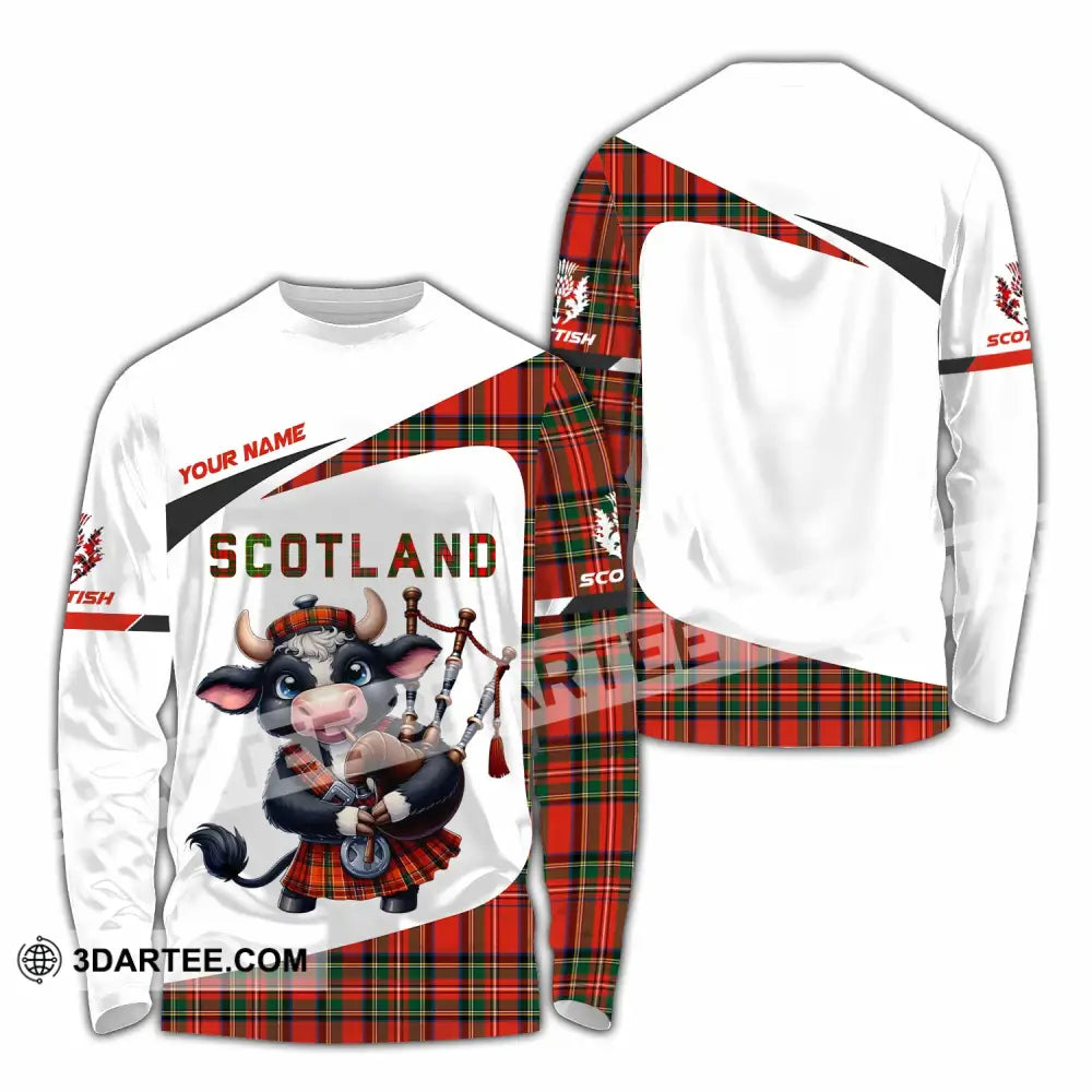 Unisex Shirt - Custom Scotland Shirt Long Sleeve Shirt / S T-shirt