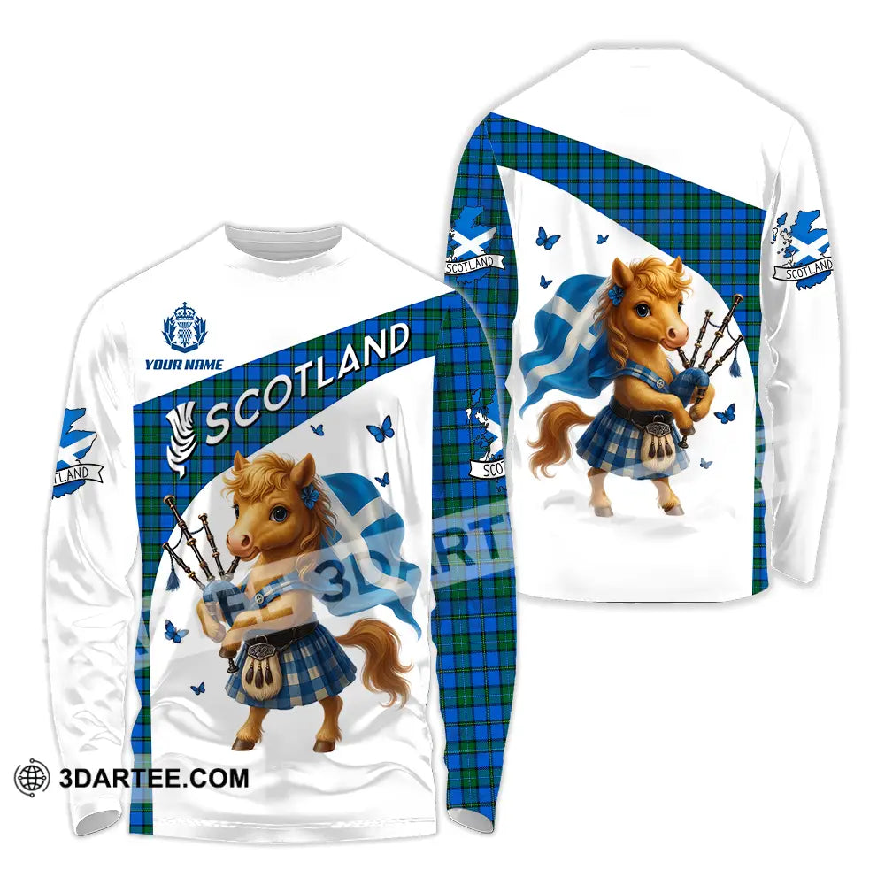 Unisex Shirt - Custom Scotland Shirt Long Sleeve Shirt / S T-shirt