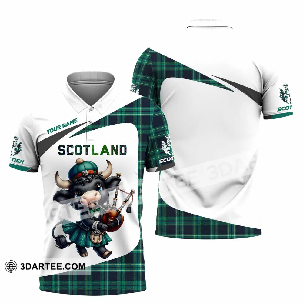 Unisex Shirt - Custom Scotland Shirt Polo Shirt / S T-shirt