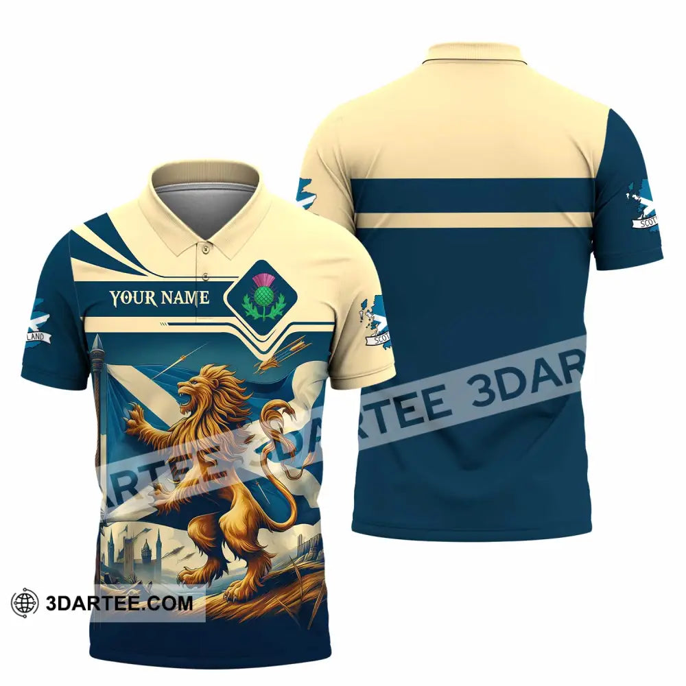 Unisex Shirt - Custom Scotland Shirt Polo Shirt / S T-shirt