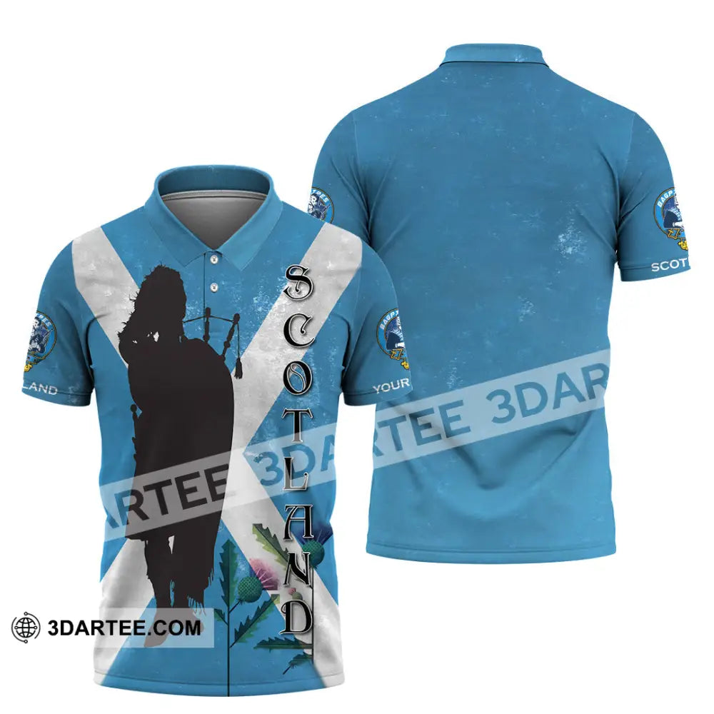 Unisex Shirt - Custom Scotland Shirt Polo Shirt / S T-shirt