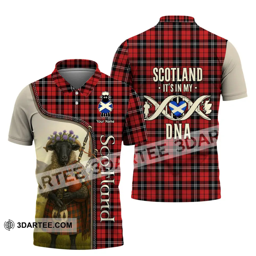Unisex Shirt - Custom Scotland Shirt Polo Shirt / S T-shirt