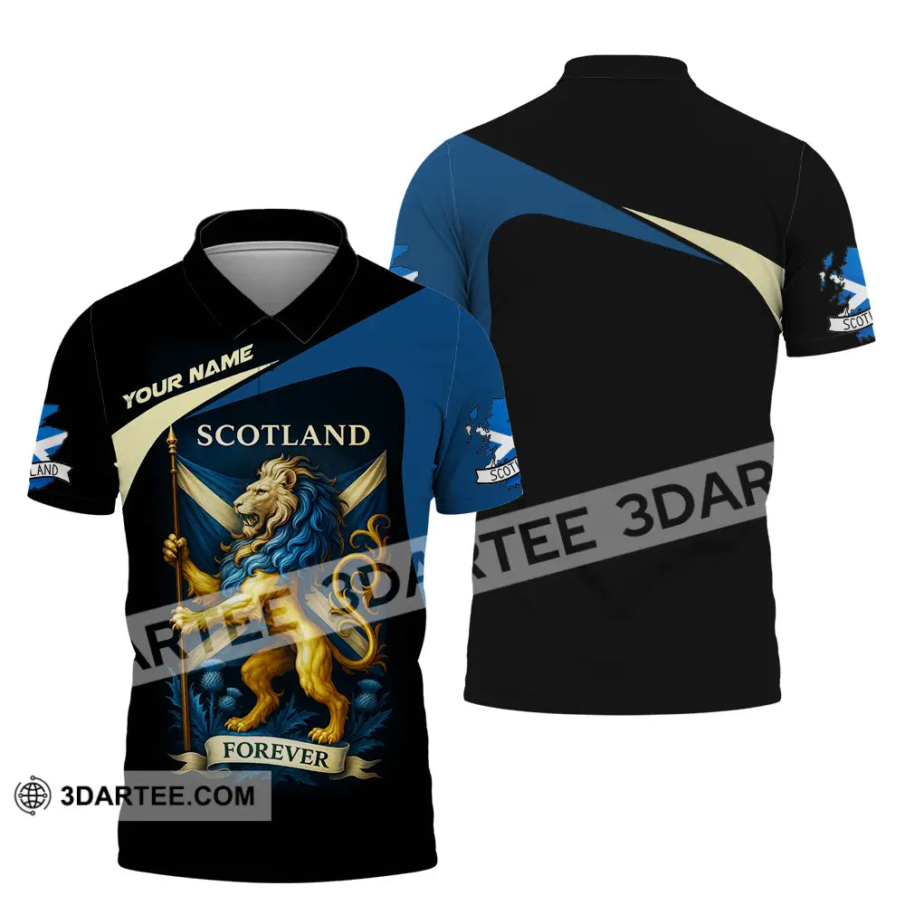 Unisex Shirt - Custom Scotland Shirt Polo Shirt / S T-shirt