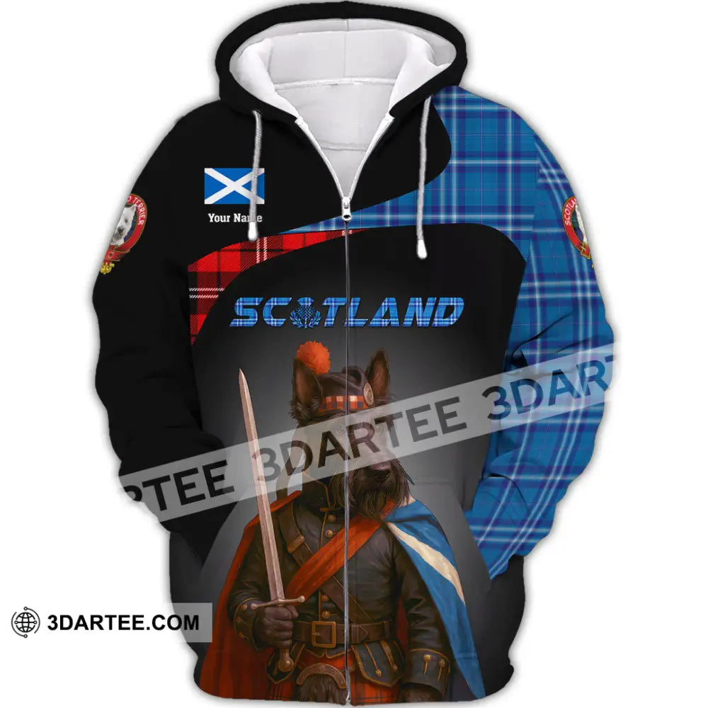 Unisex Shirt - Custom Scotland Shirt Zipper Hoodie / S T-shirt