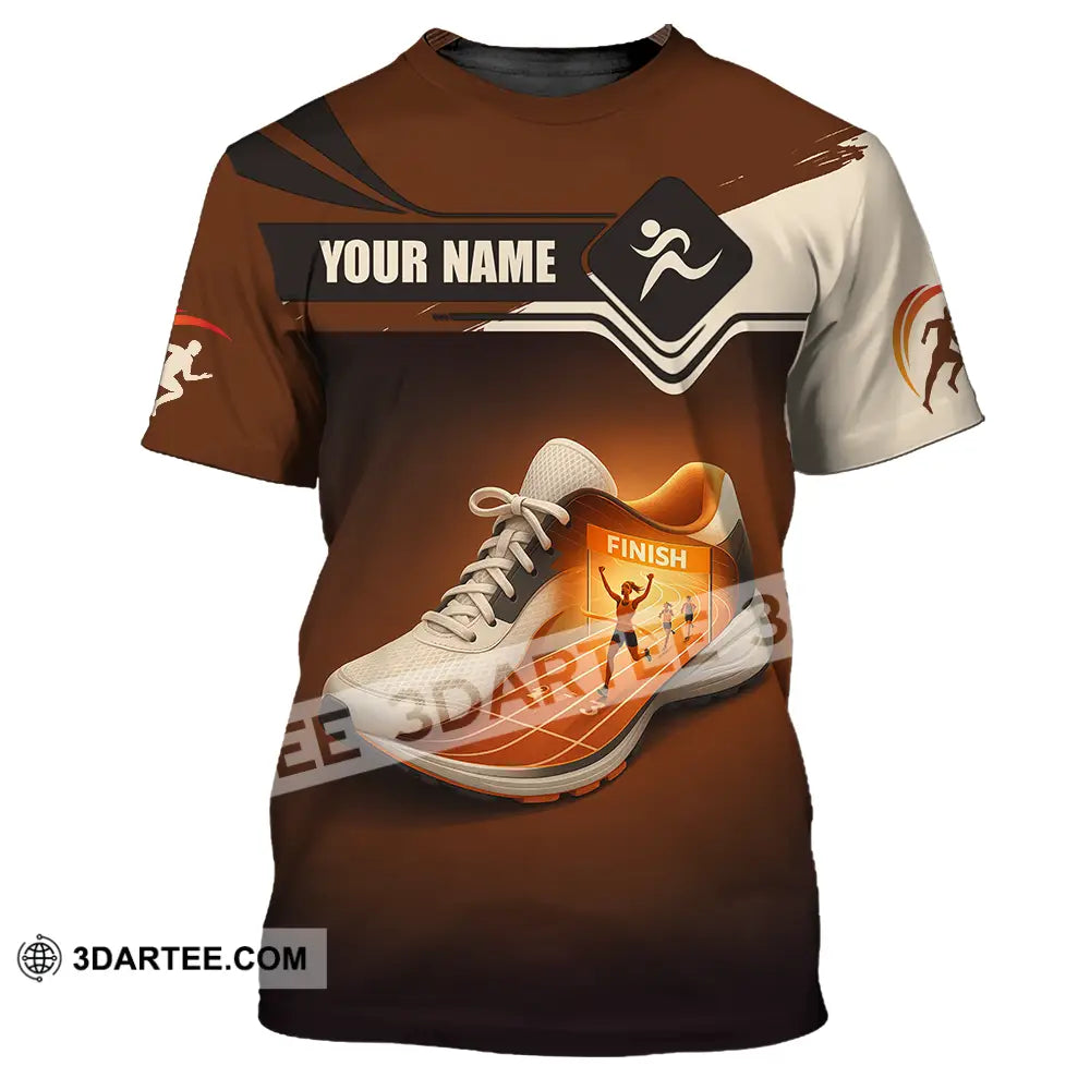 Unisex Shirt - Custom Shoes Of Champion Runner Running Sporty Shirt T-Shirt / S T-shirt
