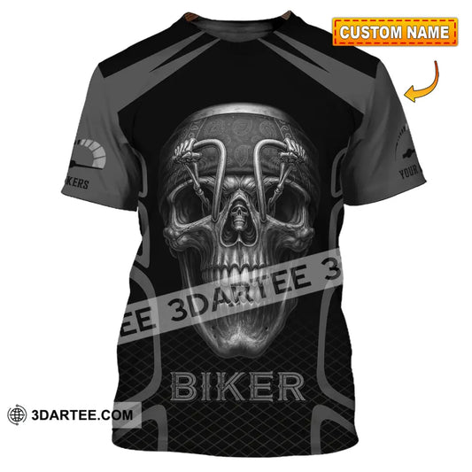 Unisex Shirt - Custom Skull Rider Riding Lover Shirt T-shirt