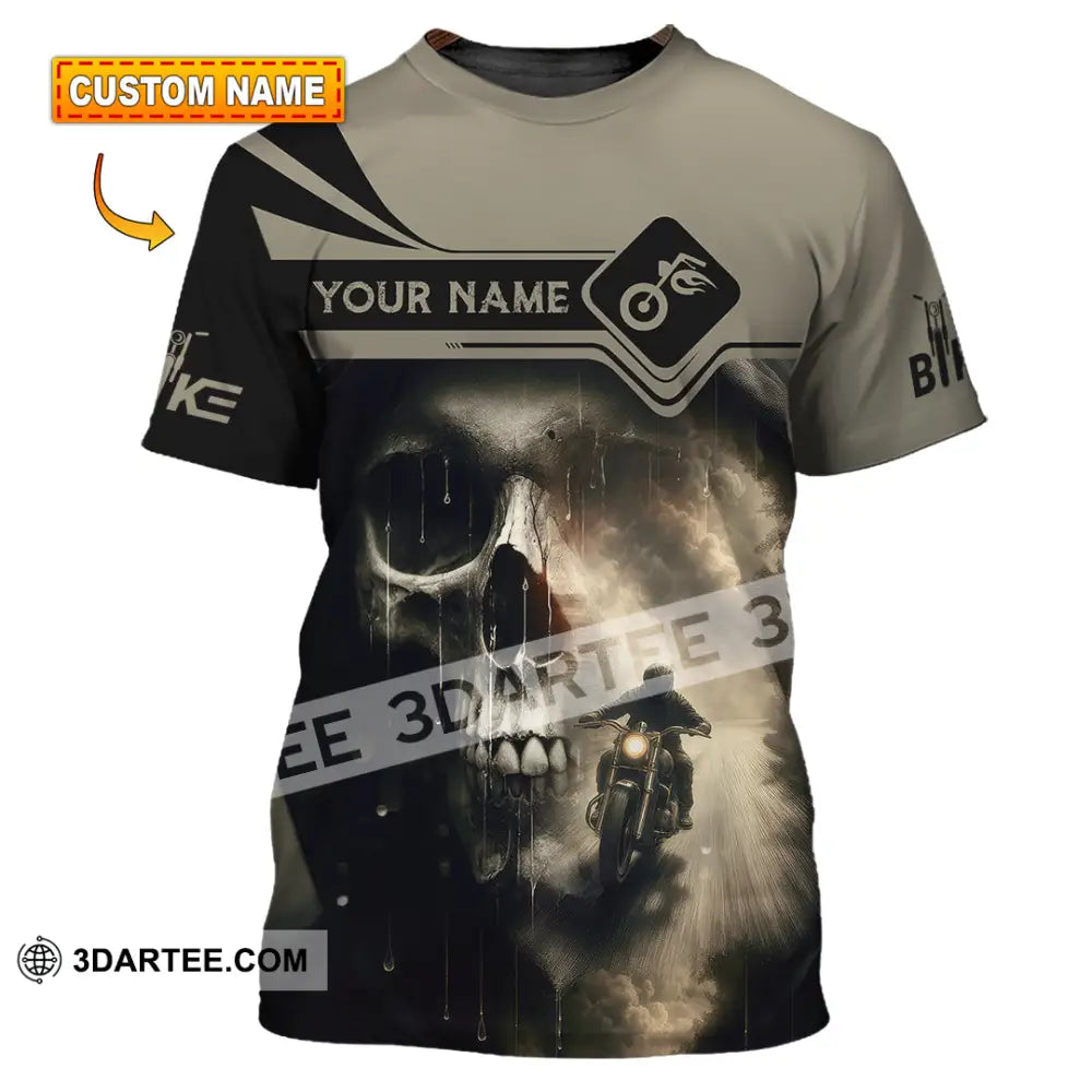 Unisex Shirt - Custom Skull Rider Shirt T-shirt