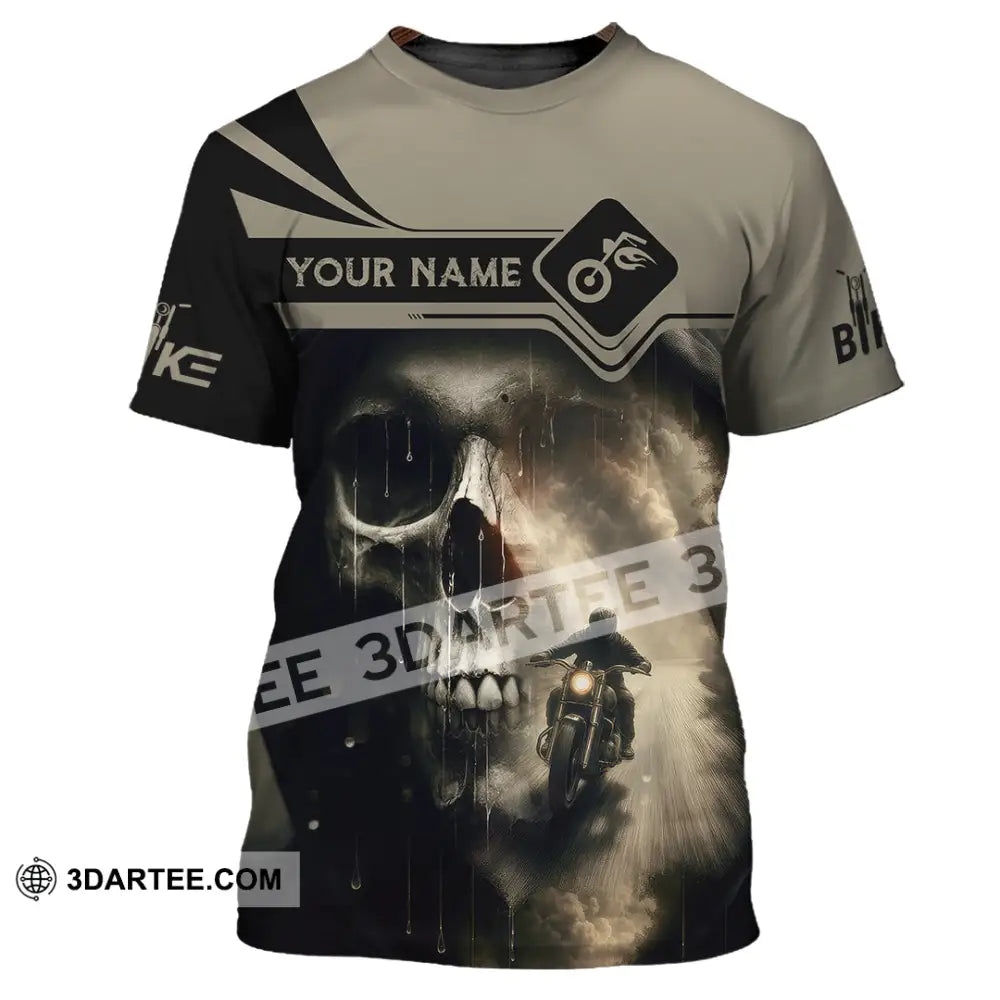 Unisex Shirt - Custom Skull Rider Shirt T-Shirt / S T-shirt